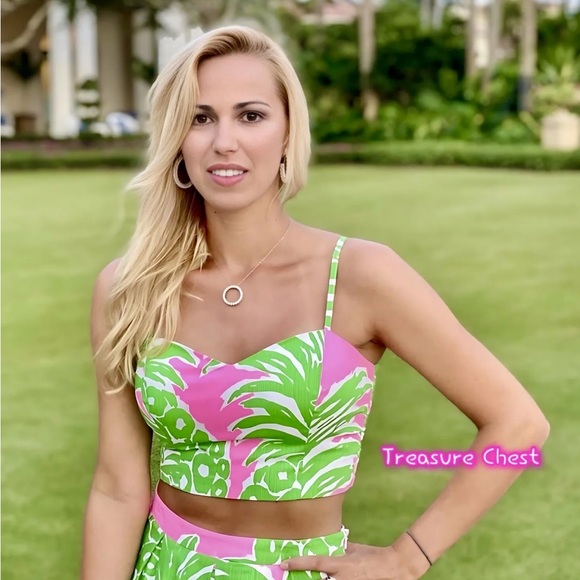 Lilly Pulitzer NWT Parfait Set Pink Pout Flamenco 🦄 Size 0 Holy Grail! 🦄 - Picture 14 of 16